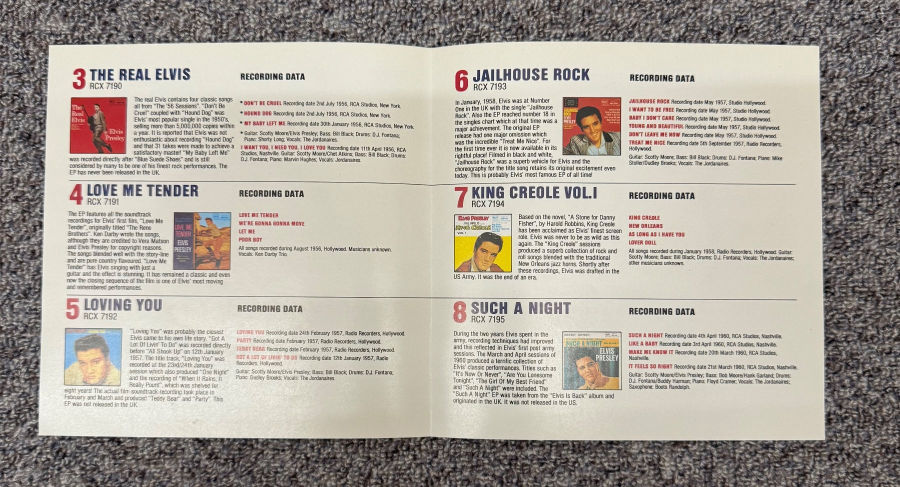 Dischi in vinile: Elvis Presley Single Set - The E.P. Collection – Nuovo (secondo la descrizione) da Triesen venduto da cla_q2js 4