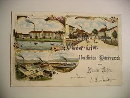 farbige LithoAK NIEDER - USTER