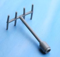 Light Gray Antenna with Side Spokes