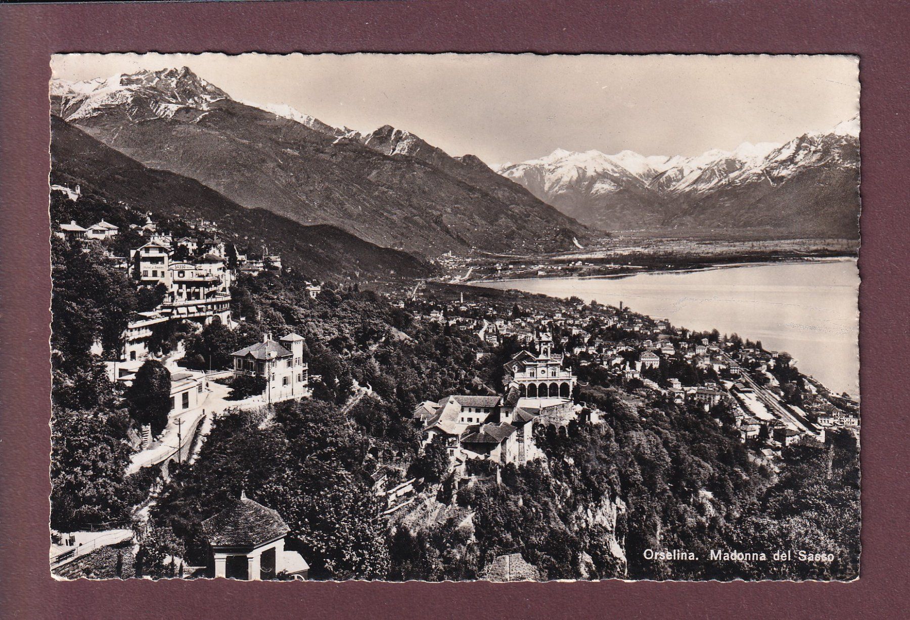 Ansichtskarten: ORSELINA - Madonna del Sasso – Gebraucht aus Pully von nicecards