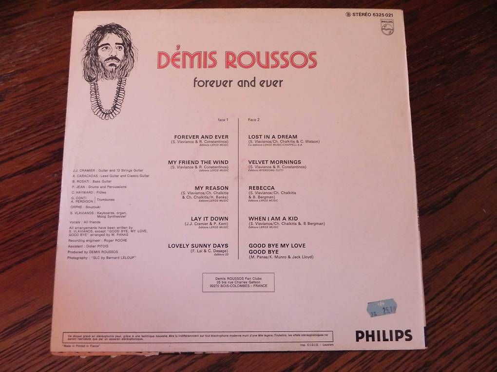 Dischi in vinile: Vinyle Demis Roussos - Forever and ever – Usato da La Chaux-de-Fonds venduto da reu_kx5l 1