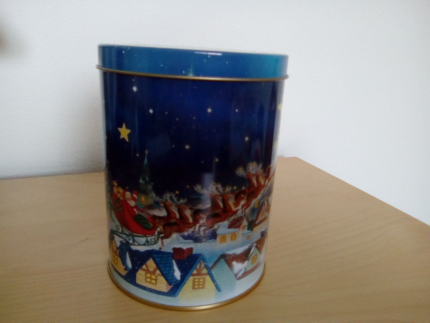 Tutte le decorazioni: Nostalg. Weihnachtsdose aus Blech, neu – Nuovo (secondo la descrizione) da Turbenthal venduto da Nautop