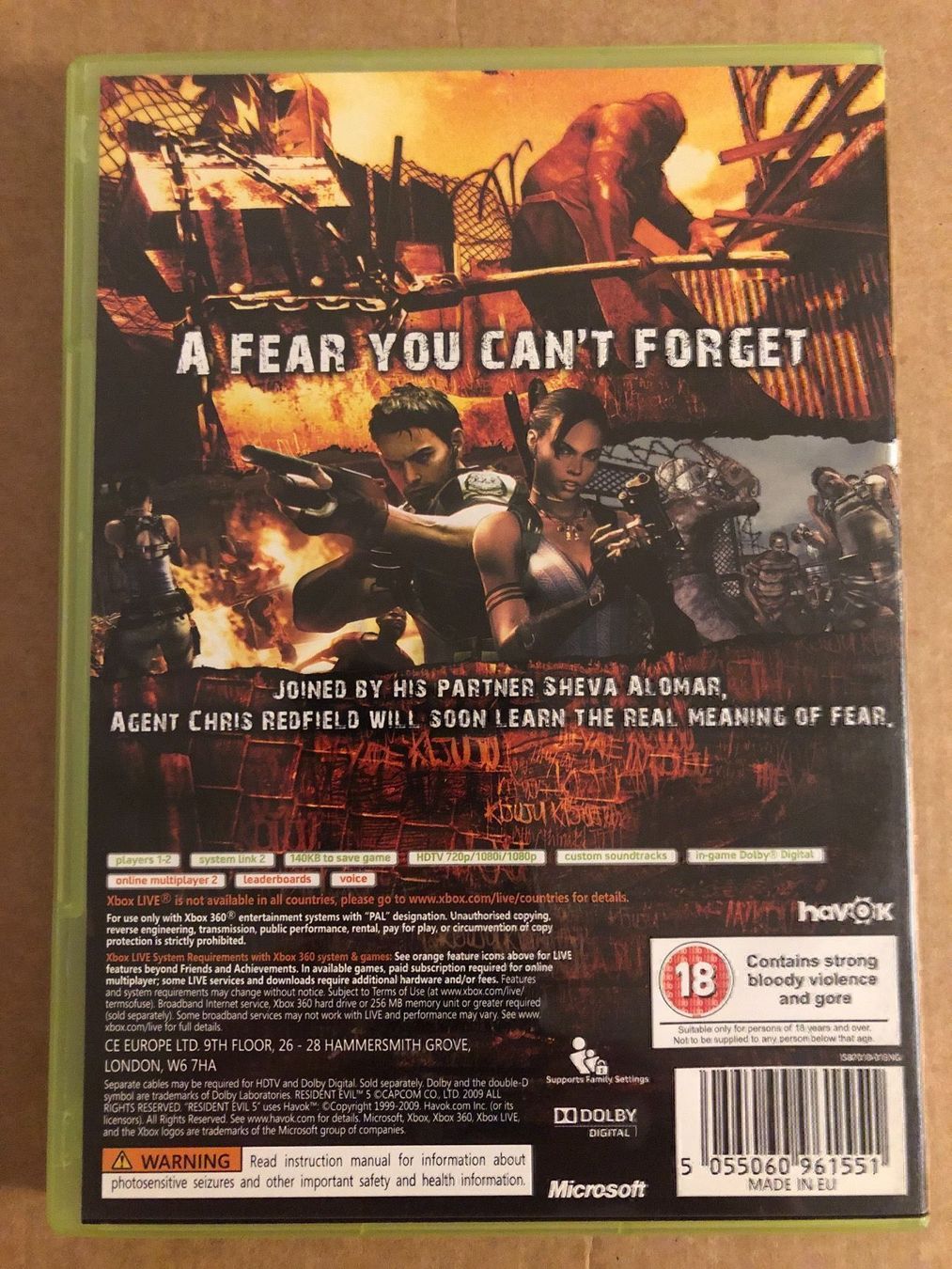 Microsoft Giochi: Resident Evil 5 für Xbox 360 – Usato da Kestenholz venduto da Mad18 1