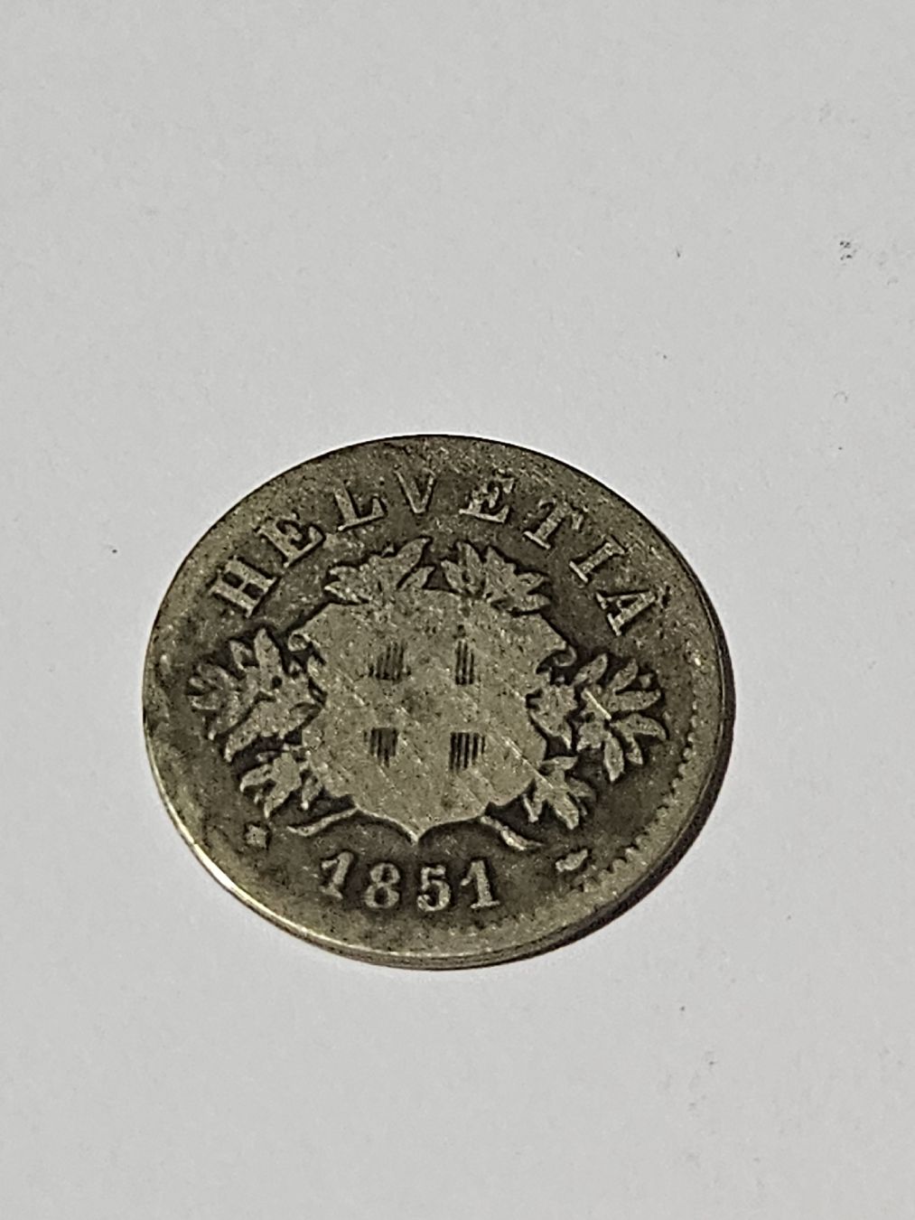 Tutti le monete: 20 Rappen 1851 – Usato da Pfäffikon ZH venduto da Melibol