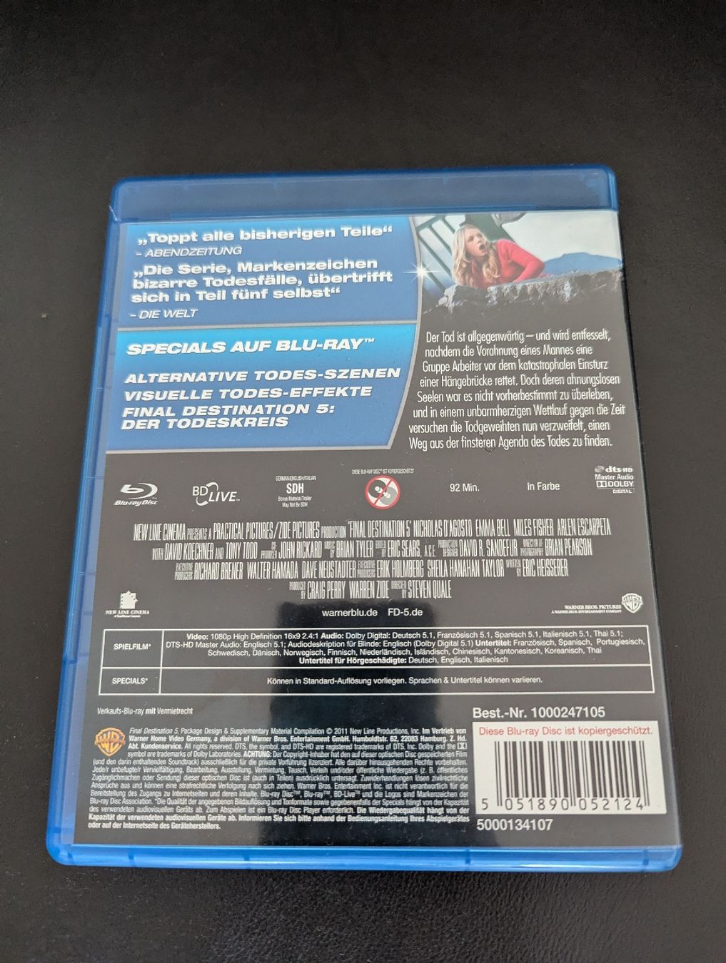 Tutti i DVDs: Final Destination 5 – Usato da Aarau venduto da usmichi 1