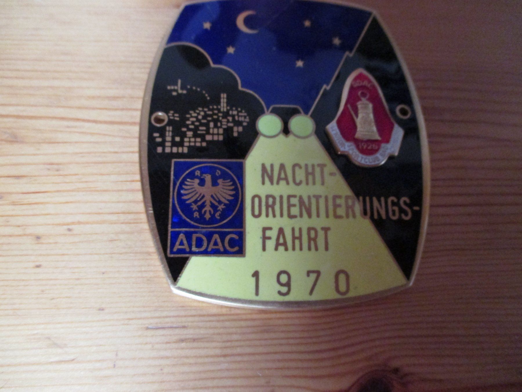 Medaillen: ADAC Motor Sport Club Bad Cannstatt Nacht Fahrt 1970 – Gebraucht aus Felsberg von sanwill