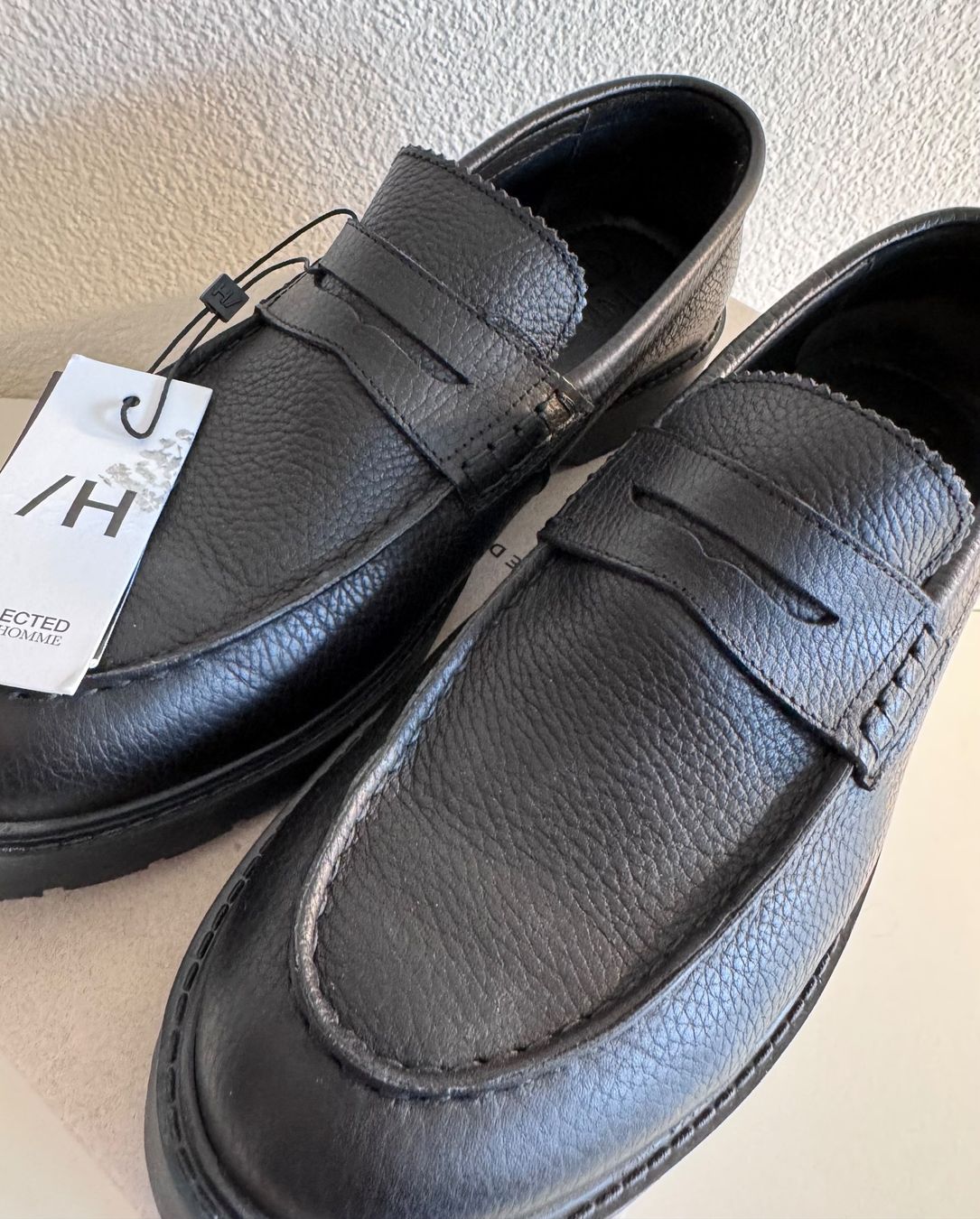 Selected Herrenschuhe: Penny Loafer SH black Leder Gr.44 – Neu und originalverpackt aus Freienbach von Badi1980 1