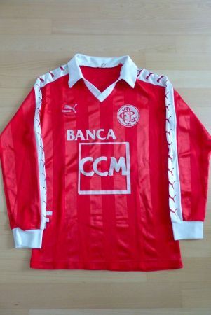 MATCH WORN FC LOCARNO # 10 TRIKOT PUMA MAGLIA MAILLOT S