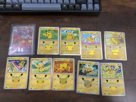 30th Celebration Pokémon / 9 Pikachus + Chandelure