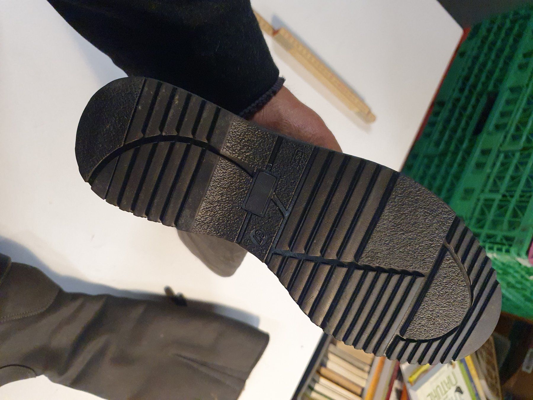 Damenschuhe: Lederstiefel Schafwolle grau grösse 37 – Gebraucht aus Zürich von dialout 6
