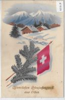 Herzlichen Neujahrsgruss aus Olten  - Litho