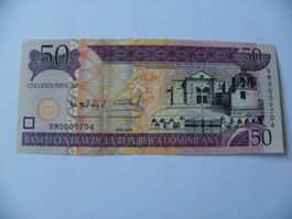 Dominican Republic  50 Pesos Oro 2008, (P176b) UNC