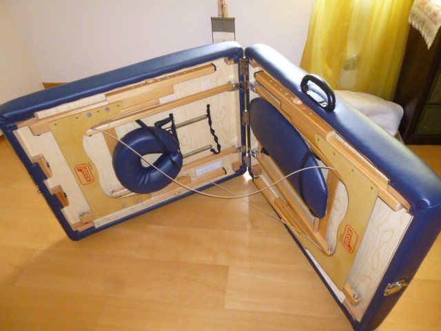 Lettini & sedie per cosmetici: Table de massage Sissel transportable – Usato da Colombier NE venduto da Morel56 5