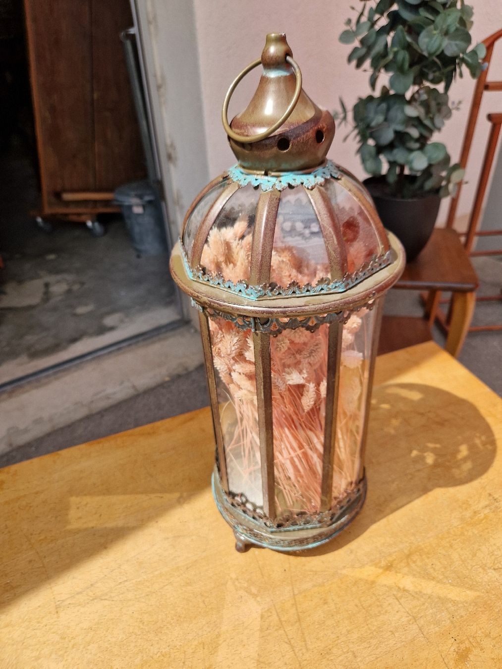 Tutte le decorazioni: Antike Kupfer Laterne, Kerzenhalter, wunderschön – Usato da Mörigen venduto da Clio111 5