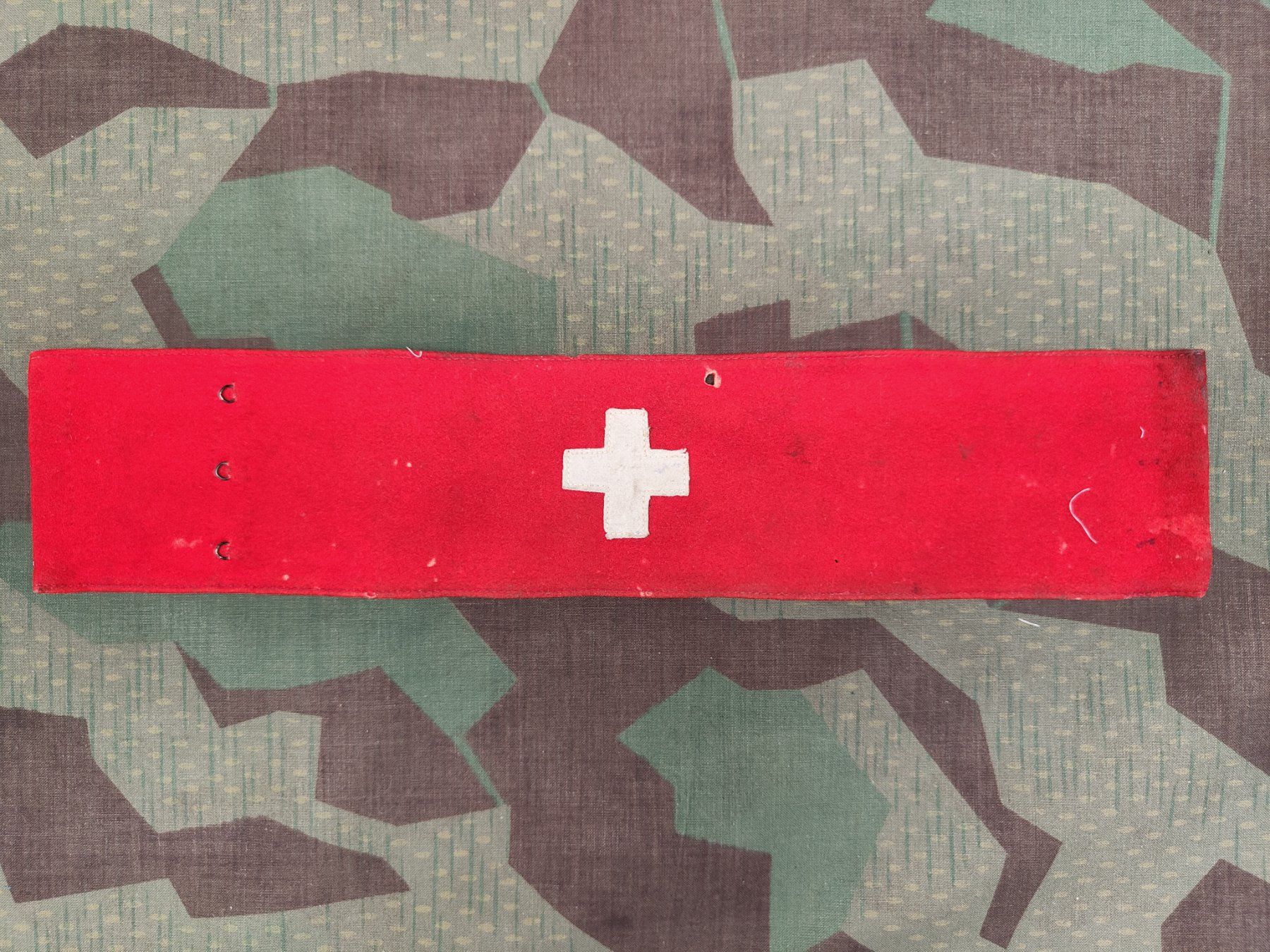 Schweizer Armee Uniformi: Eidgenössische Feldbinde aus 1860/70er – Usato da Bauma venduto da SwissMilitaria 1