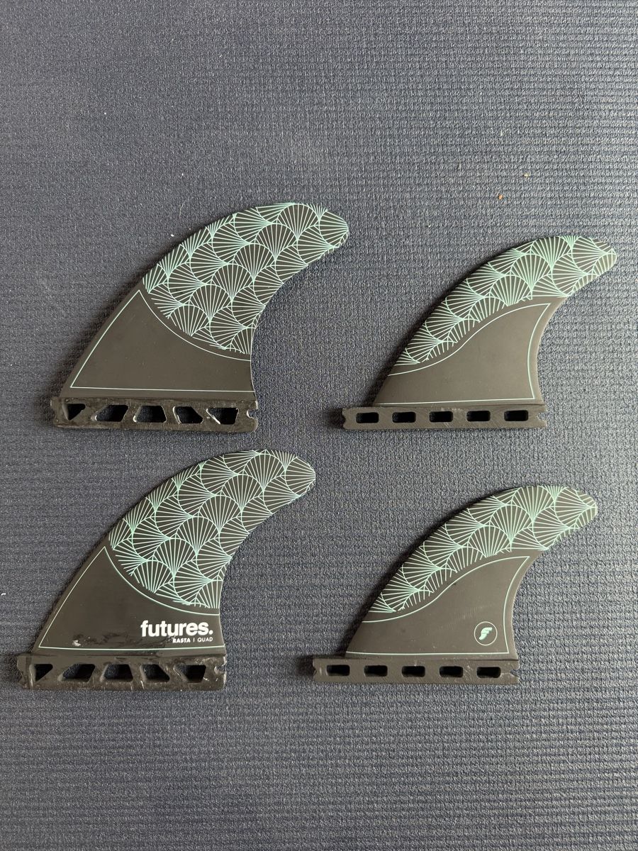Tavole da surf e di nuoto: Futures Fins Rasta Quad Neu – Usato da Wichtrach venduto da Sectornine 1