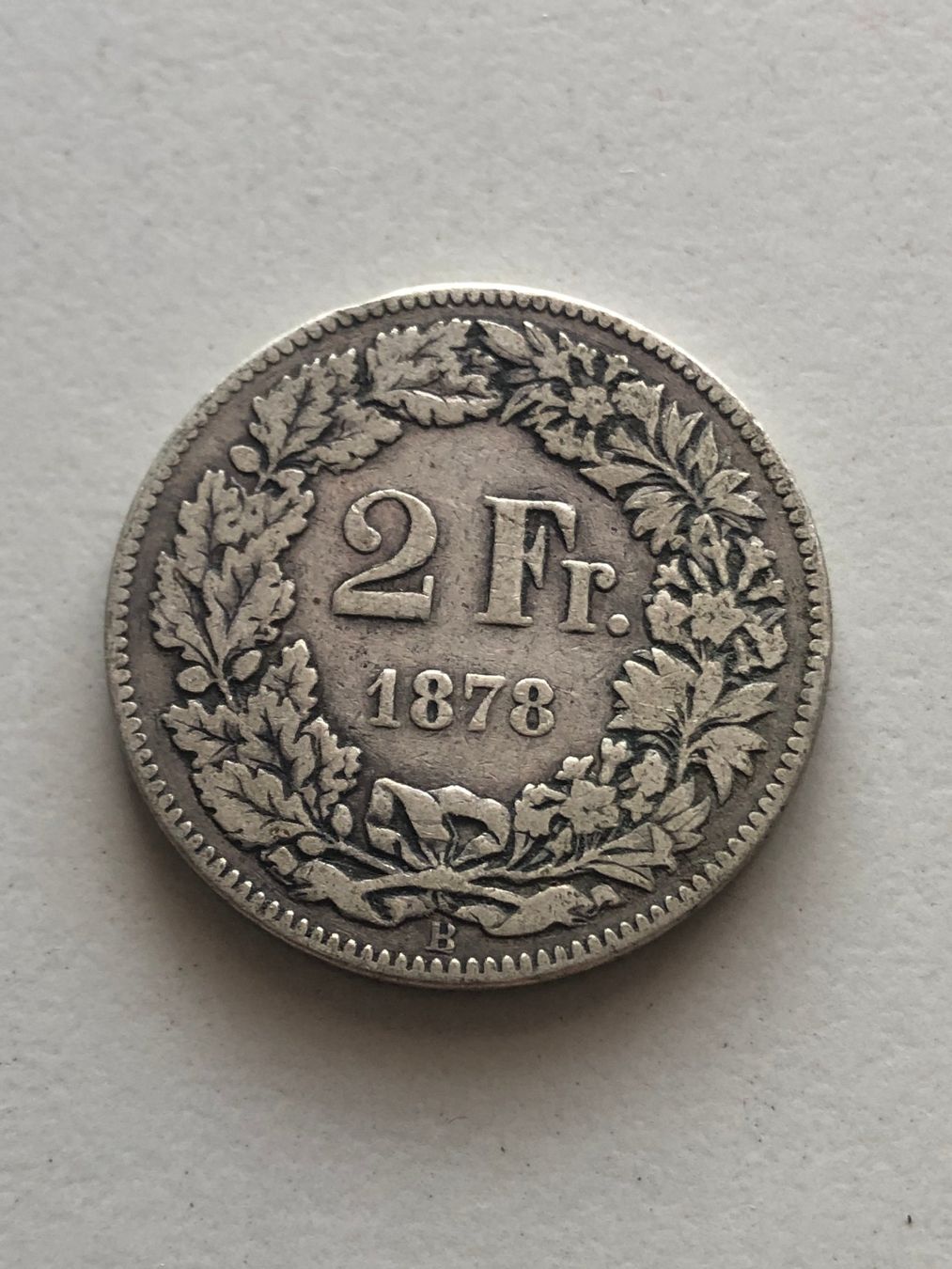 Alle Münzen: 2 Fr. 1878 – Gebraucht aus Schötz von Odpa
