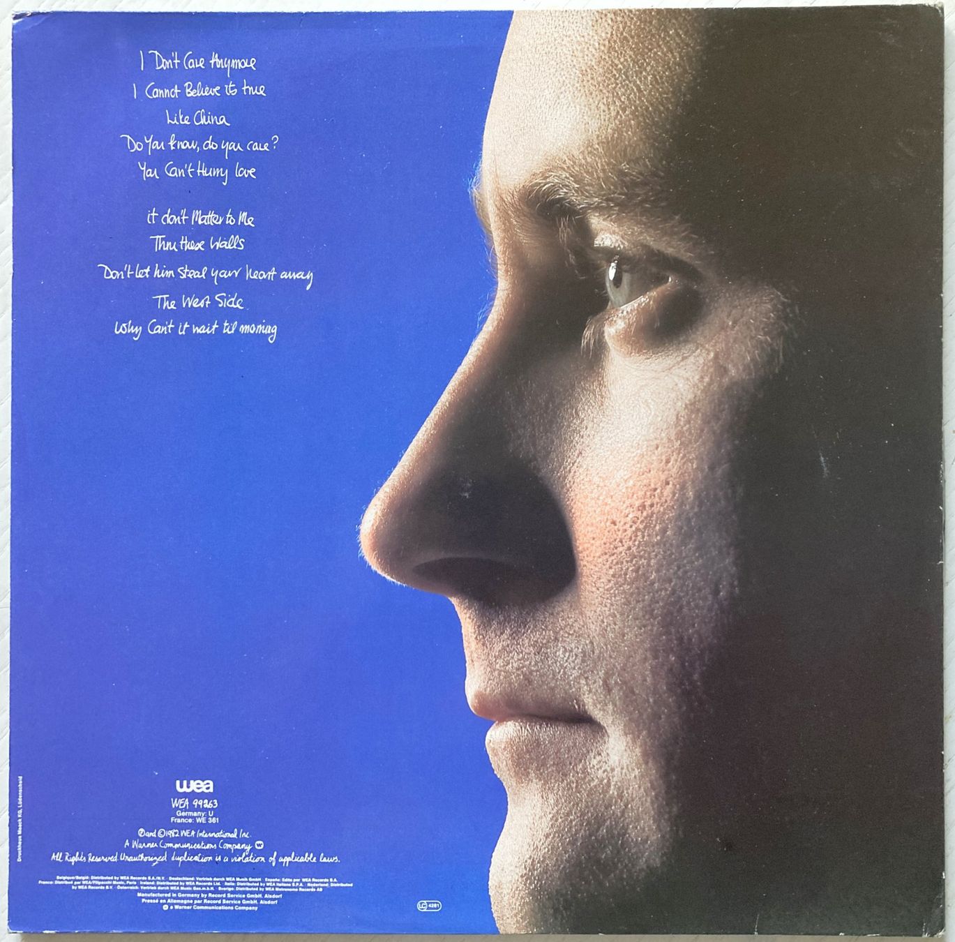 Schallplatten: GENESIS / PHIL COLLINS - HELLO, I MUST BE GOING ! – Gebraucht aus Bottens von hotter-than-hell 1