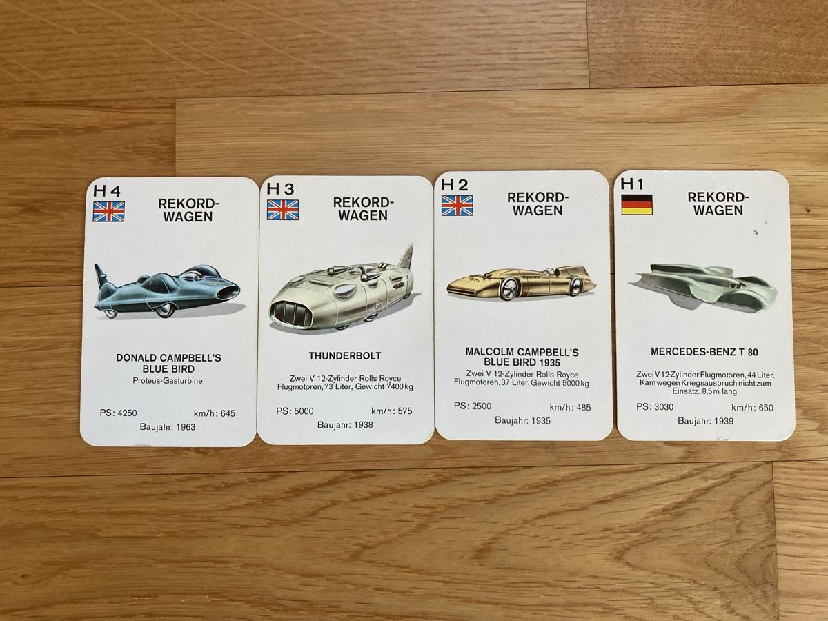 Spiele: Experimental Fahrzeuge Quartett – Gebraucht aus Burgdorf von Jointler 2