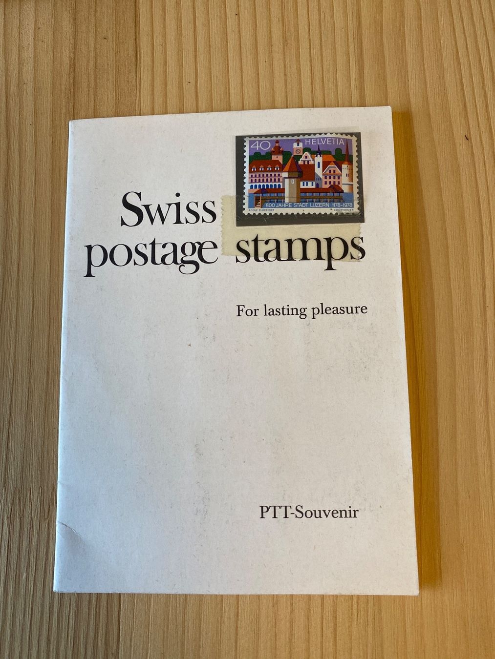 Alle Briefmarken: Swiss postage stamp PTT-Souvenir – Gebraucht aus Fürigen von Lucky_NW