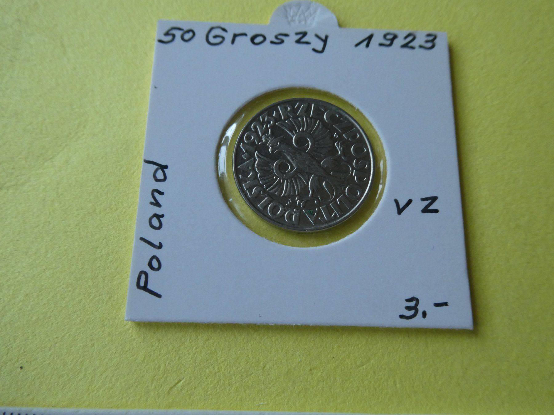 Tutti le monete: Polen 1923, 50 Groszy – Usato da Hinterforst venduto da Rohusri