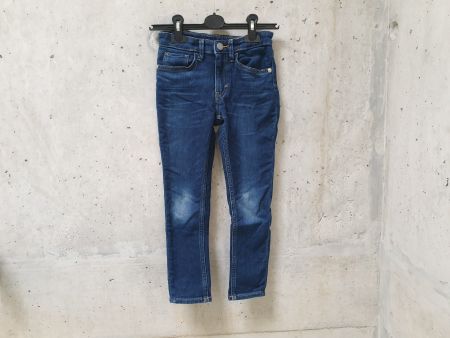 Jeans troué H&M, bleu denim foncé, fille, 116
