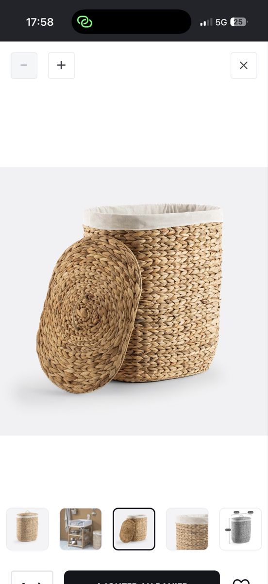 Paniers à linge: Panier à linge la redoute lomopi – D'occasion à Zürich par Elisabeth_Lefebvre 6