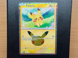 Pikachu (047/128) (25/30) - 30ᵉ Anniversaire - 30C FR