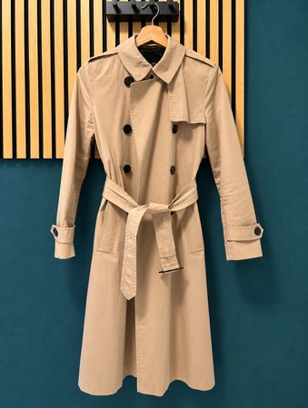 Massimo Dutti Trenchcoat Doppelreiher Grösse XS
