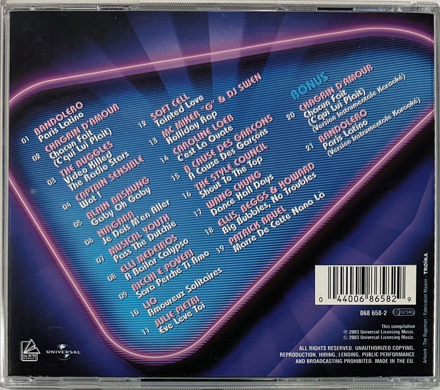 CD: Soirées Eighties – Usato da Martigny venduto da jereq 1