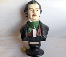 Gips Büste Antik Vintage Schubert ? Blank Yello ?
