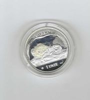 1988 PP/1Oz"Luzern Löwendenkmal+sitz.HELVETIA"999Ag/Fixpreis
