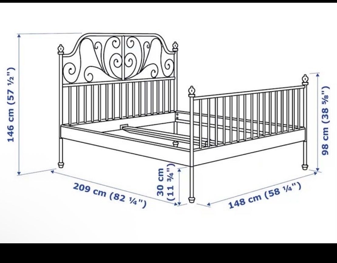 Betten: IKEA White whimsical Bed frame including mattress – Neu (gemäss Beschreibung) aus Bern von thi_857v 1