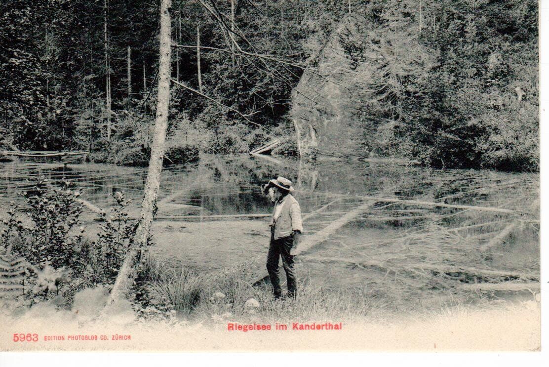 Cartoline postali: Riegelsee im Kanderthal – Usato da Wolhusen venduto da Curver9