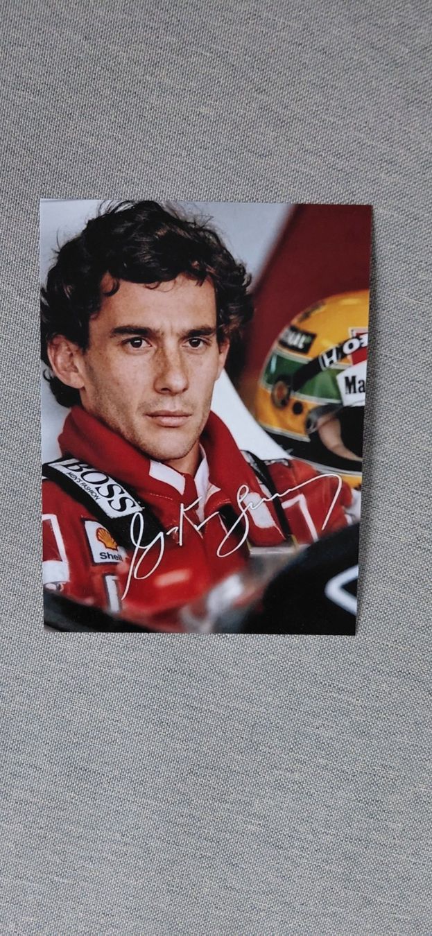 Autographes: Autogramm Ayrton Senna – D'occasion à Schmerikon par Olympia04