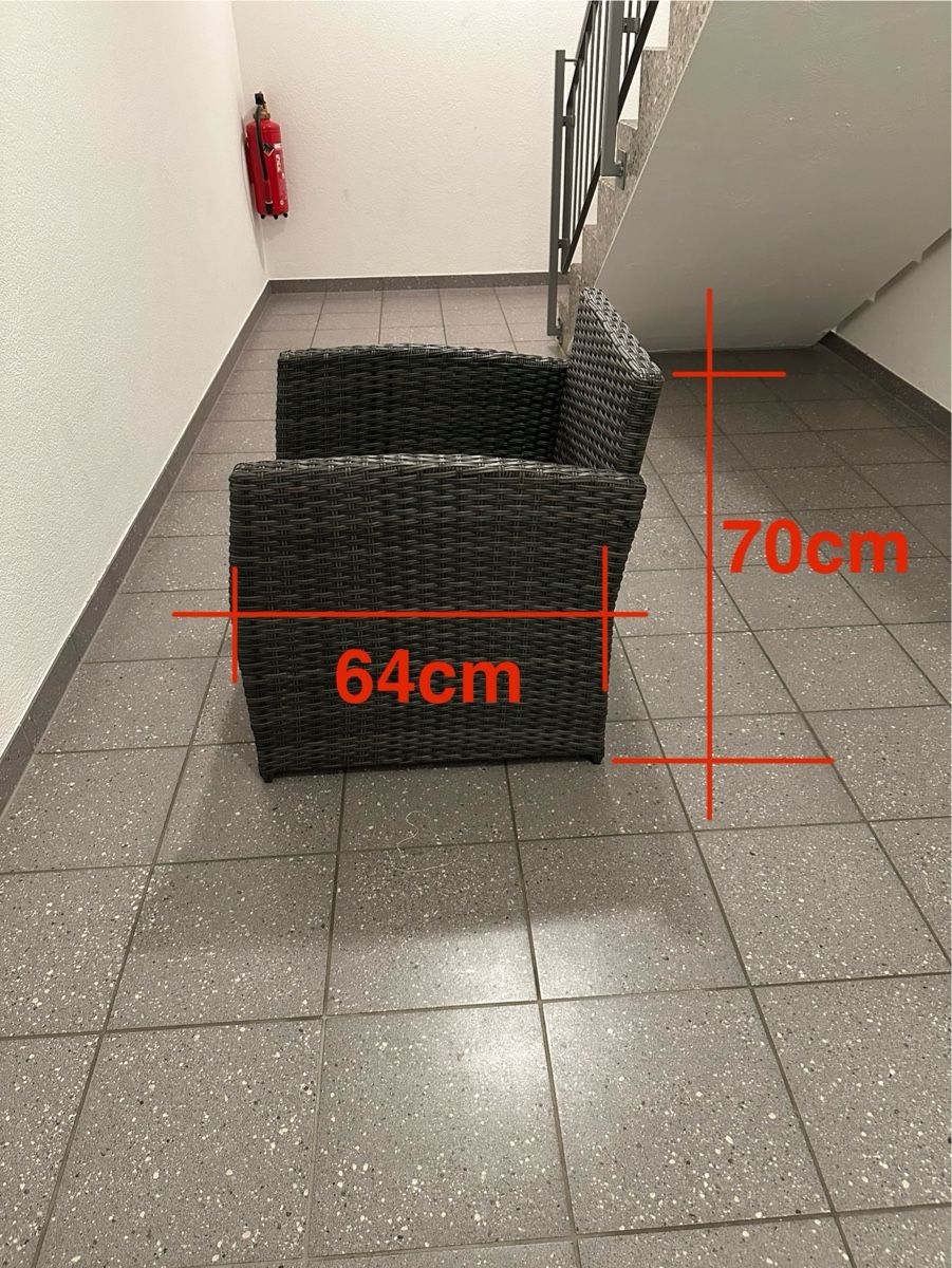 Divani: Rattan Lounge mit Tisch – Nuovo (secondo la descrizione) da Langenthal venduto da Luigi4900 3