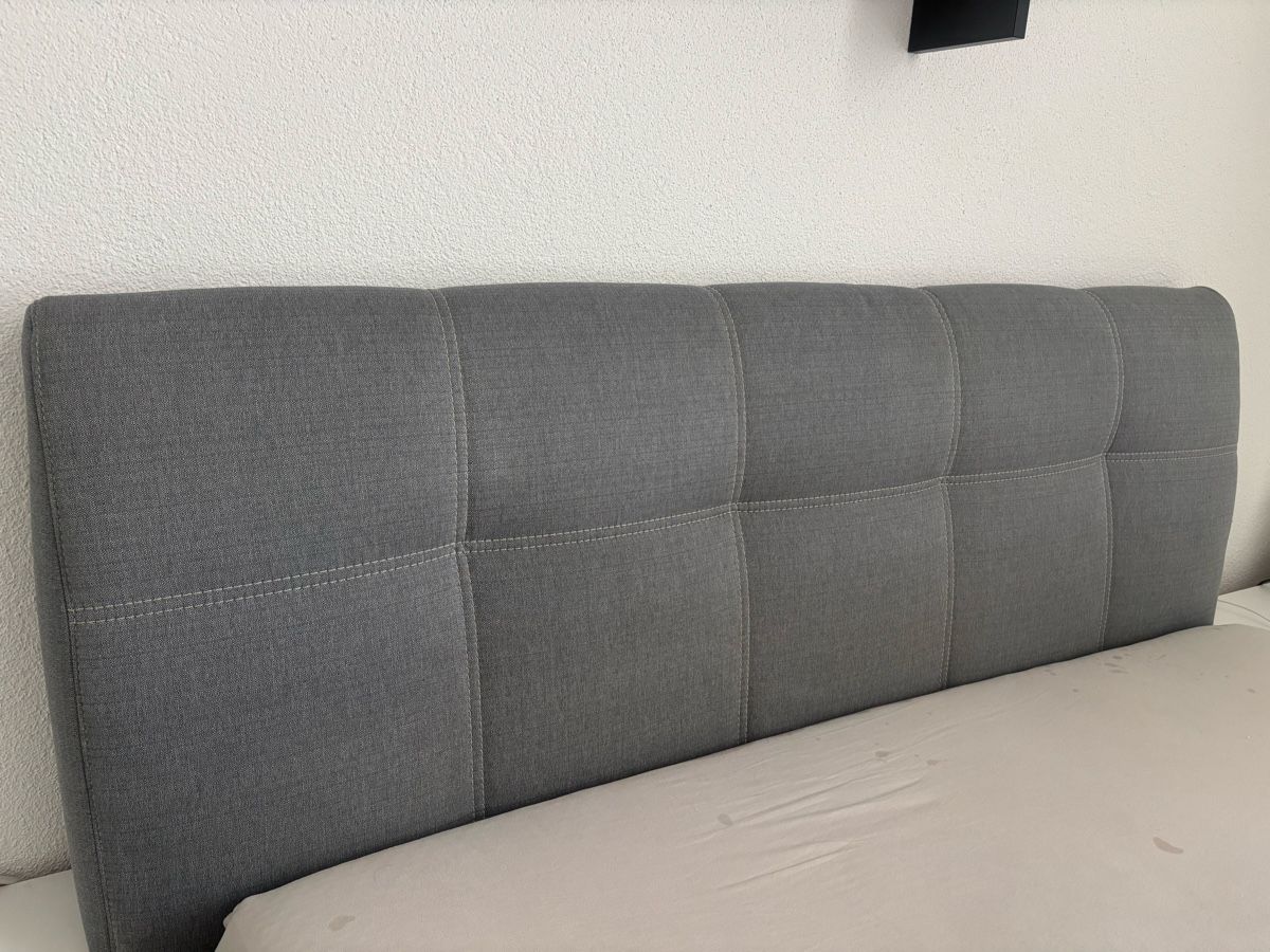 Letti: Boxspringbett mit Bettkasten grau 140x200 – Usato da Staufen venduto da sarinaluescher 4