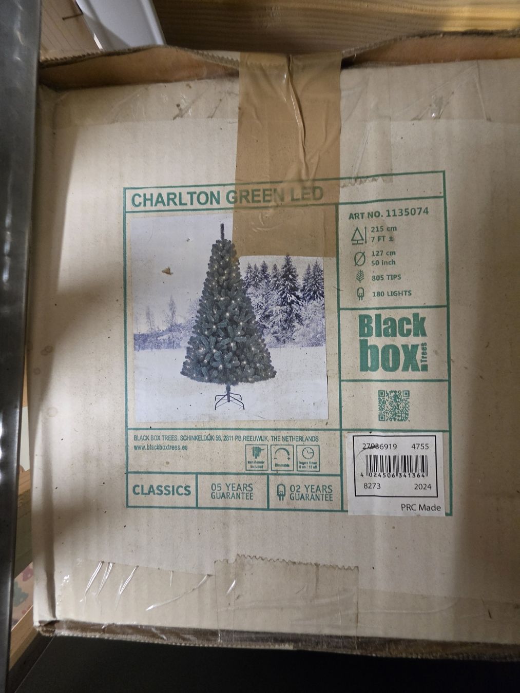 Alle Dekorationen: Weihnachtsbaum 215 cm mit LED – Gebraucht aus St. Gallen von Klemensa 1