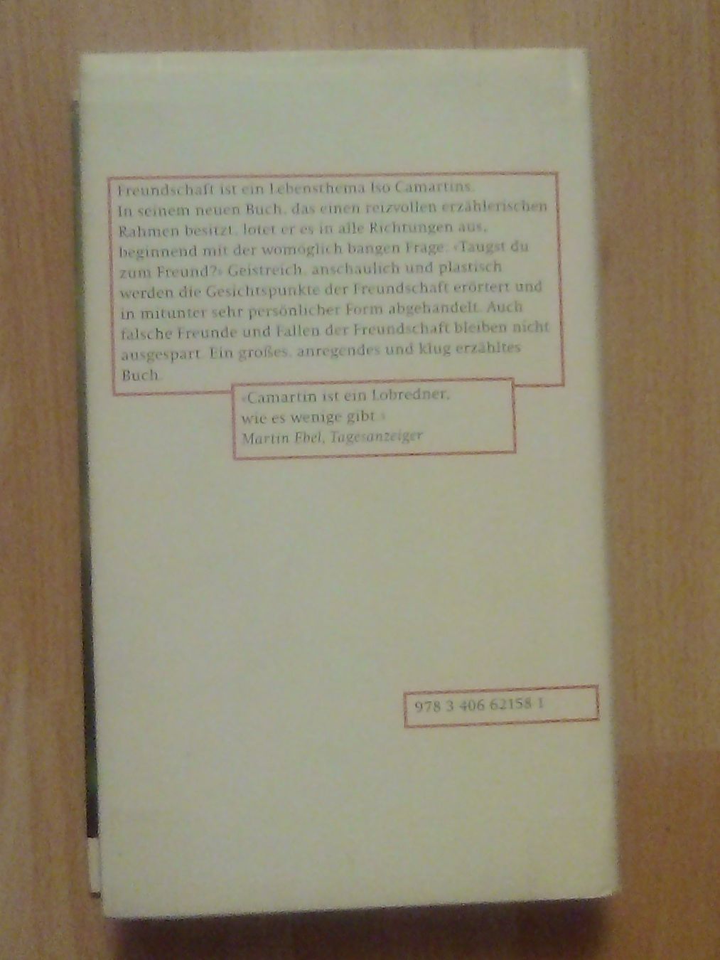 Libri: Im Garten der Freundschaft Iso Camartin – Usato da Winterthur venduto da Colonica 1