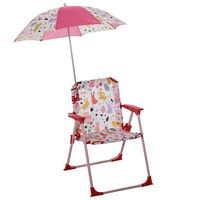 Kinder-Campingstuhl "Hase" mit Sonnenschirm Strandstuhl