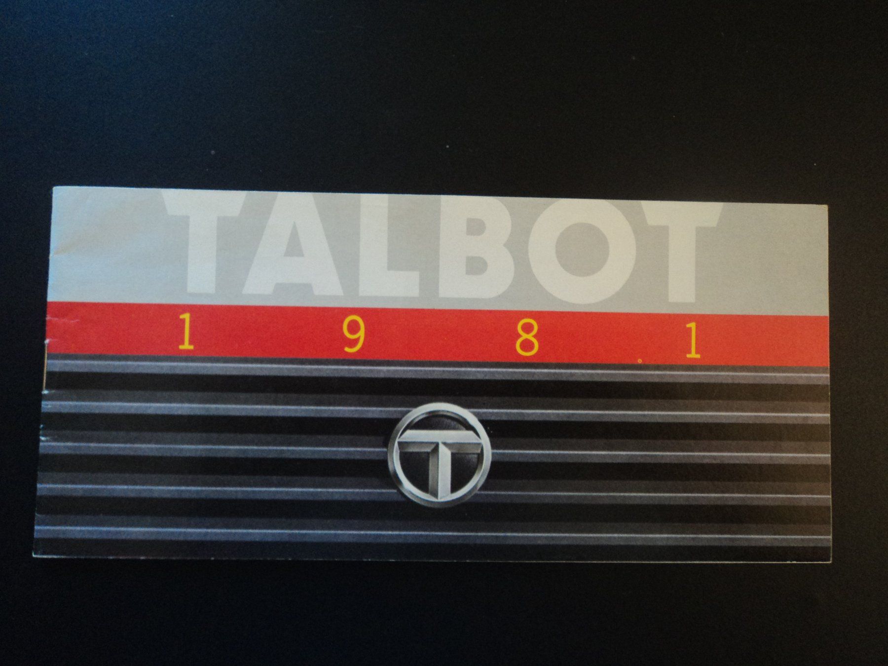 Talbot Documenti: Prospekt Talbot Jahresprogramm 1981 – Usato da Schwarzenburg venduto da modelCARama