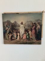 Antike Jesus Gemälde - Seltenes Sammlerstück, Top!