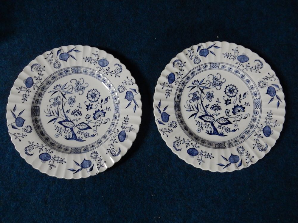 Teller: 2 antike Teller blau-weiss English Staffordshire Blue Nordic – Gebraucht aus Jona von simongarden 7
