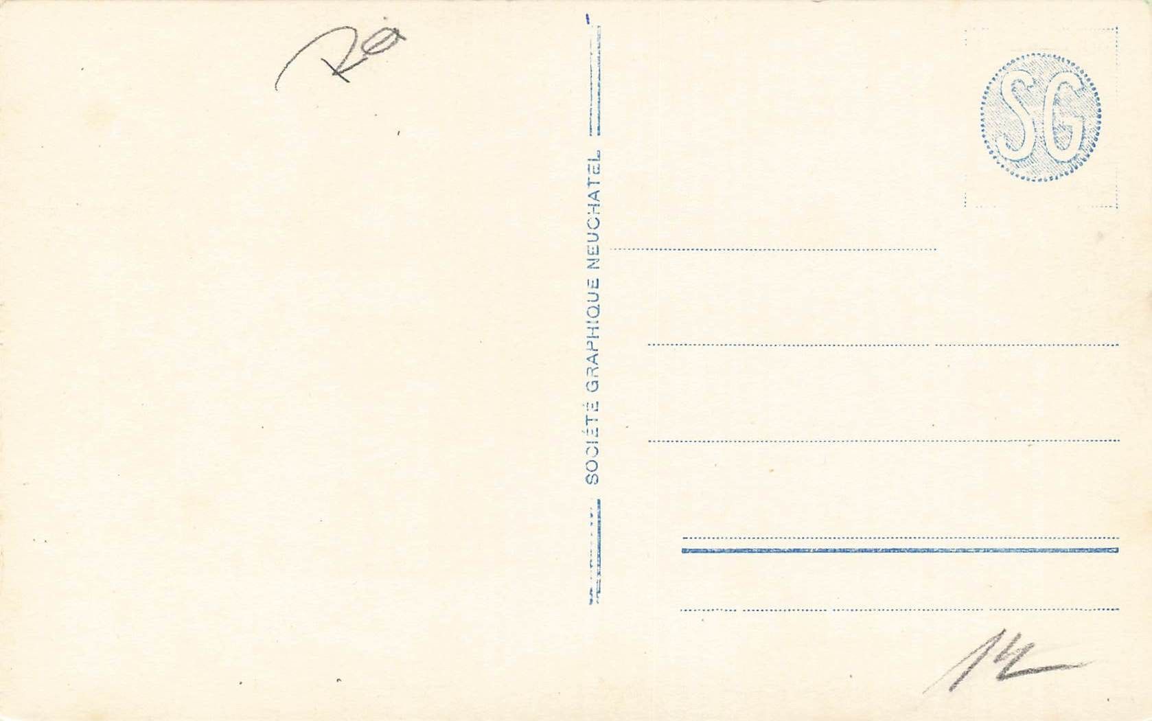Cartoline postali: La chaux de fonds gare et poste Bahnhof – Usato da Biasca venduto da Blenio71 1