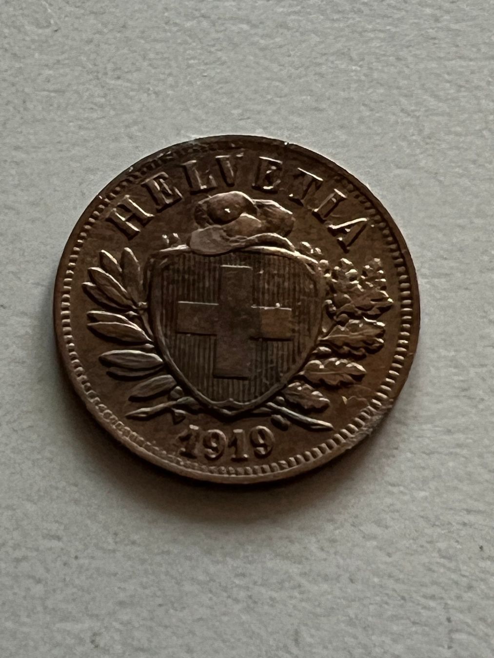 Toutes les monnaies: 2 Rp. 1919 – D'occasion à Schötz par Odpa