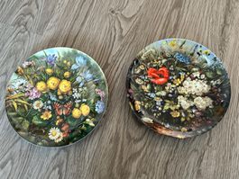 Fürstenberg Sammlerteller mit Blumenmotiv 1989