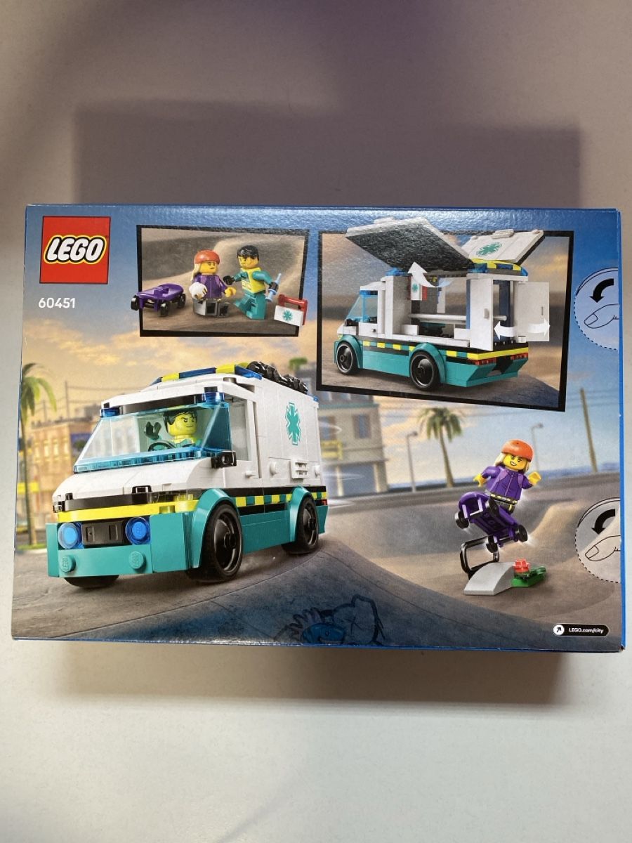 Lego Giocattoli: Lego City 60451 Emergency Ambulace – Nuovo e nell'imballaggio originale da Gränichen venduto da andi_c 1