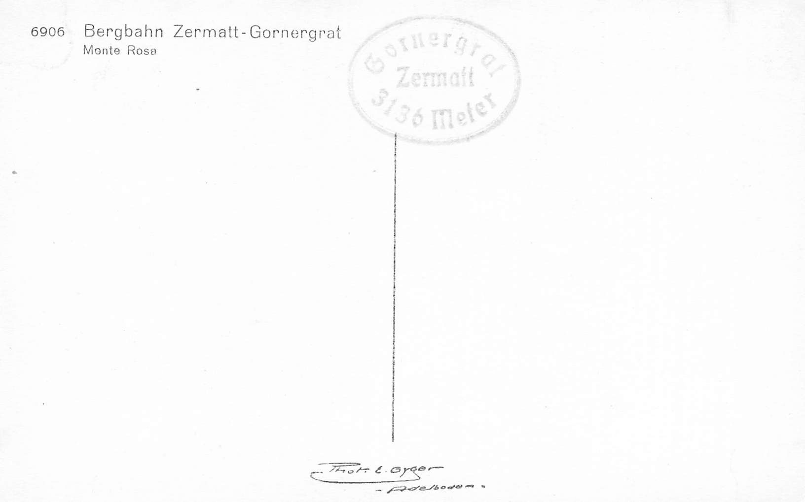 Cartes postales: Bergbahn Zermatt gornergrat Gestell – D'occasion à Biasca par Blenio71 1