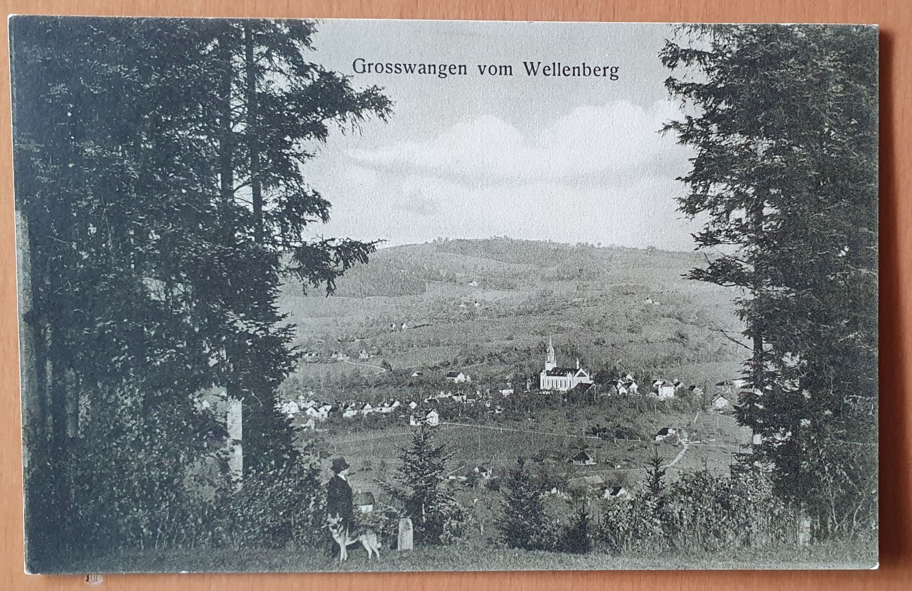 Cartoline postali: Grosswangen vom Wellenberg 1913 – Usato da Kreuzlingen venduto da Rschweiz1