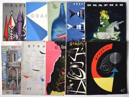 Lot GRAPHIS 1951–1953 37–49 Lot Grafikdesign Gebrauchsgrafik